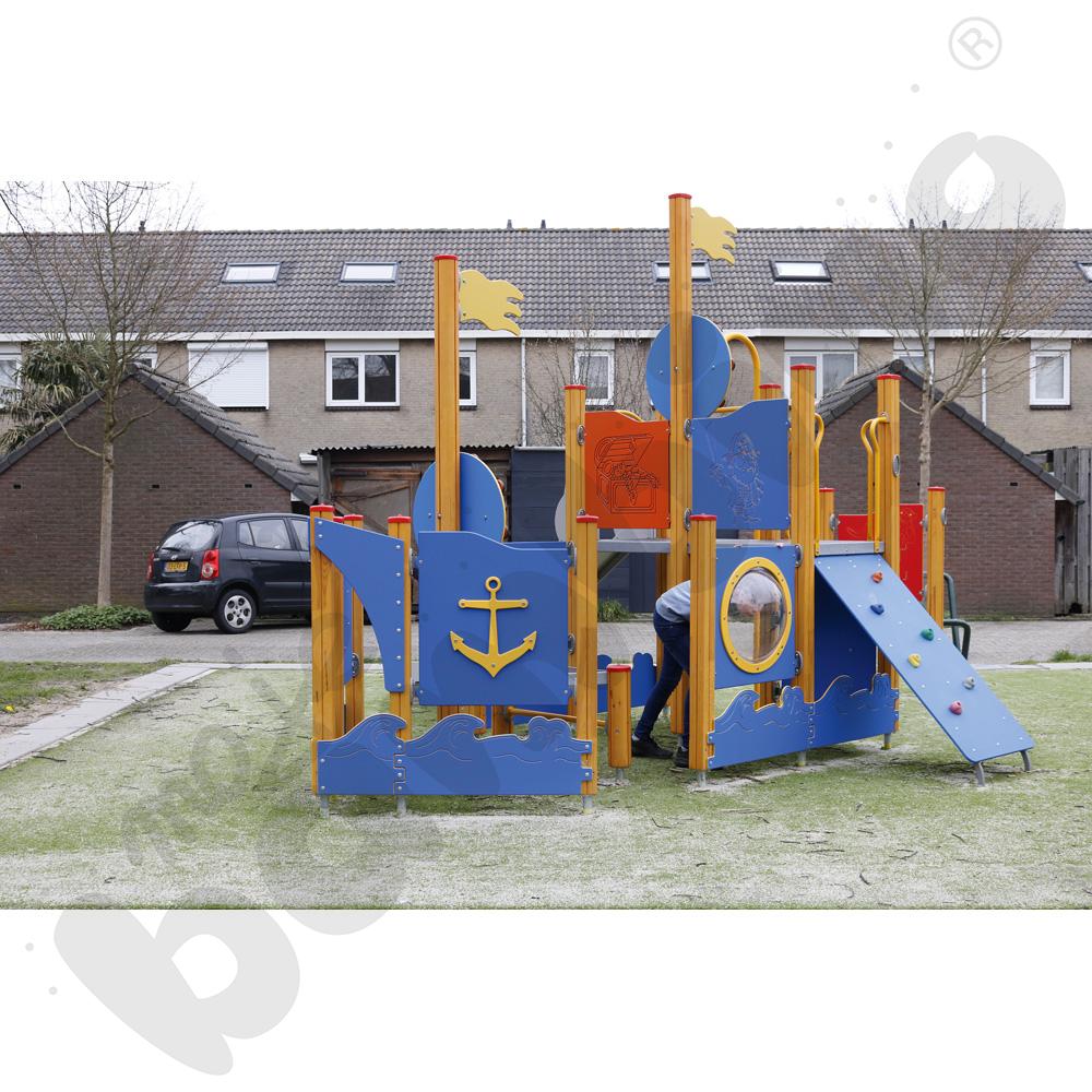 Quadro - zestaw 12466, drewniane słupy