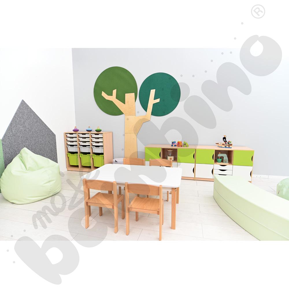 Panel ścienny - drzewo z okrągłą koroną