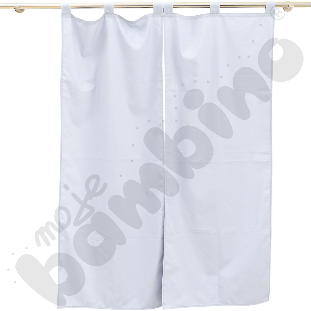 Zasłonka do lustra pionowego - szara