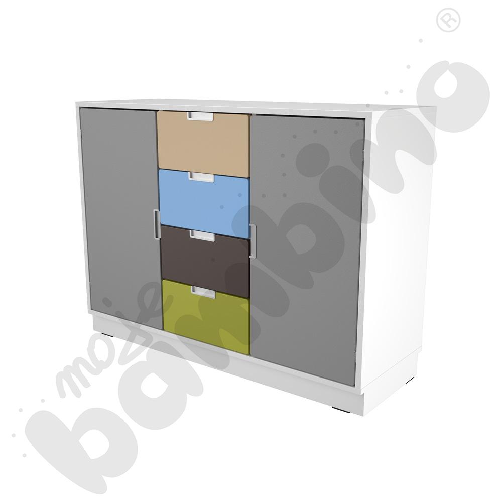 Quadro - zestaw 216, biała skrzynia