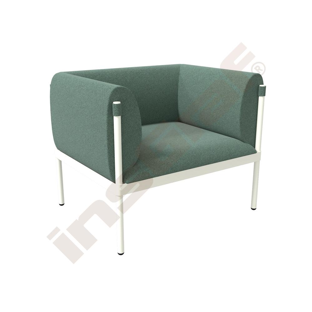 Sessel Stilt, niedrige Lehne, türkis