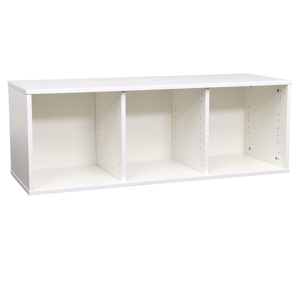 Quadro - nadstavec S s 2 predelmi - biely korpus