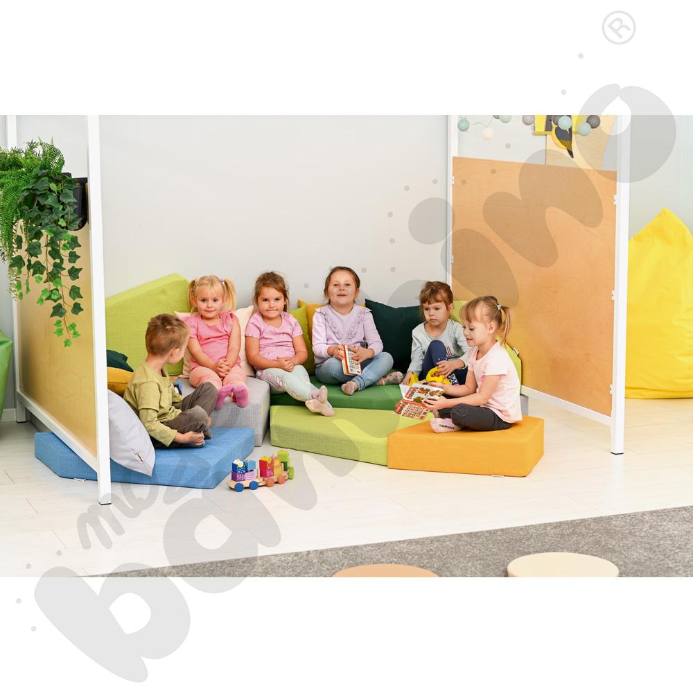 Materac Quadro 1 jasnoszary, wys. 20 cm