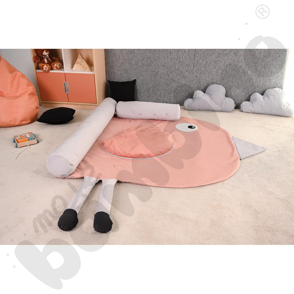 Mata narożna Ptaszek - łososiowa