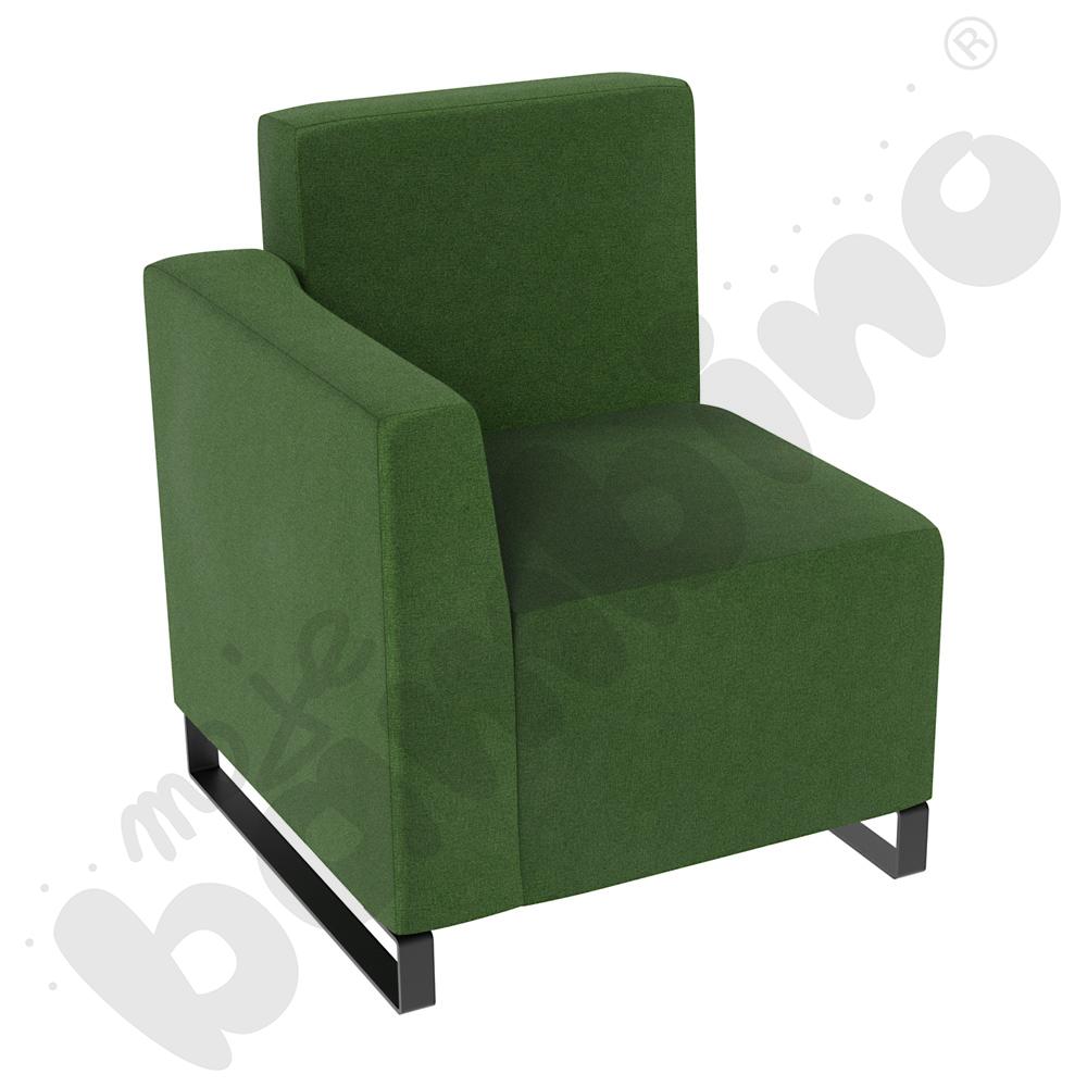 Fotel Universum wys. 82 cm, bok niski lewy, tkanina KG11