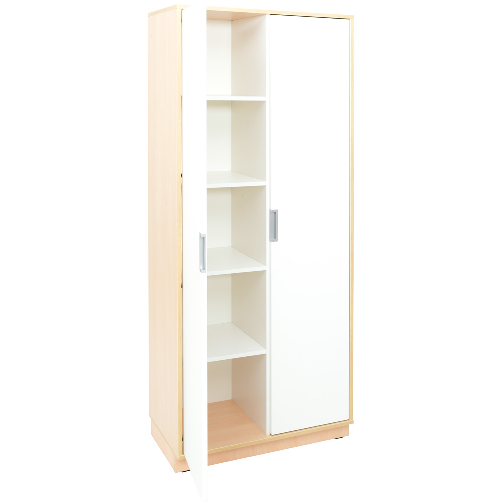 Quadro - šatňa, dvierka 90 st., tiché zatváranie - biela