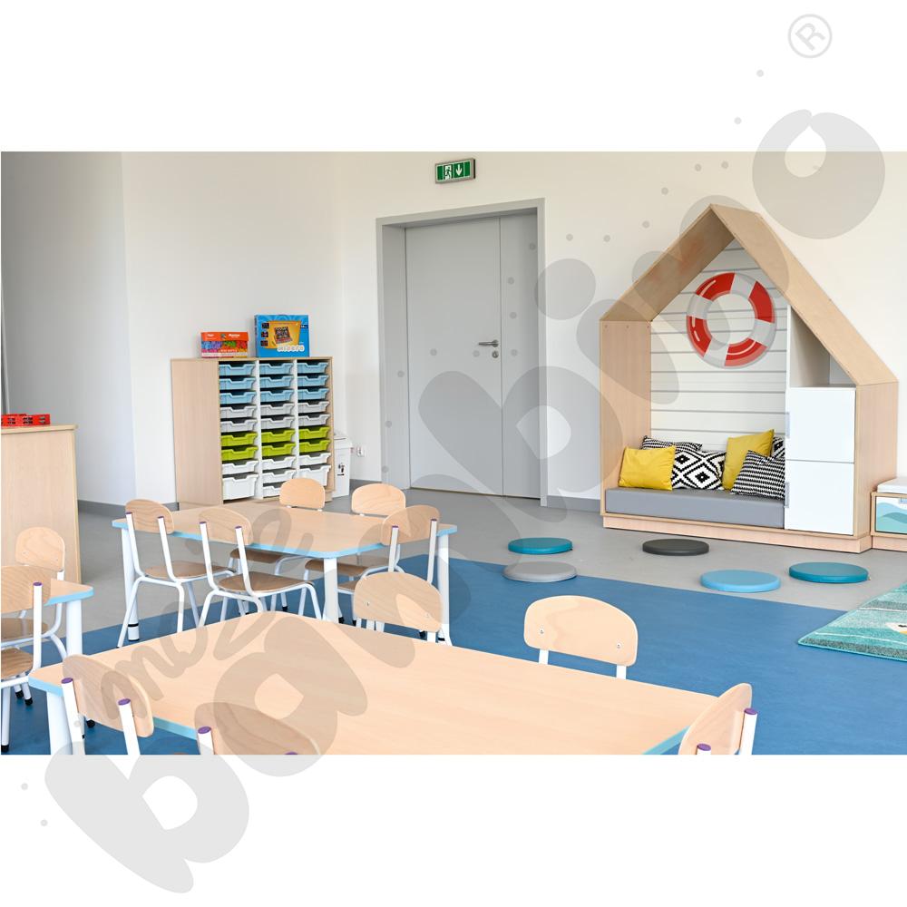 Quadro - zestaw Morze 90 st., cichy domyk, skrzynia klon jasny