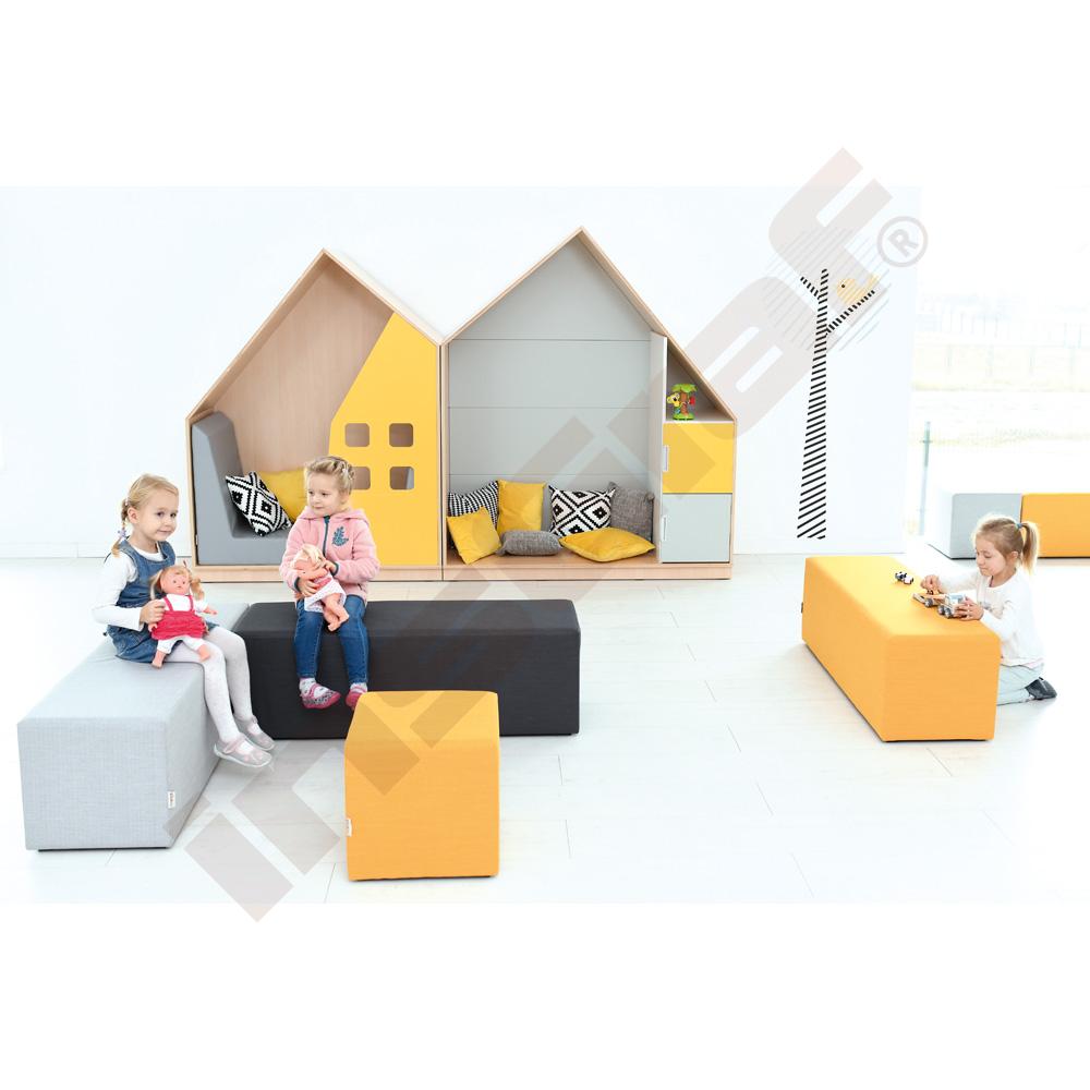 Quadro - Sestava 160, 90˚, korpusy světlý javor