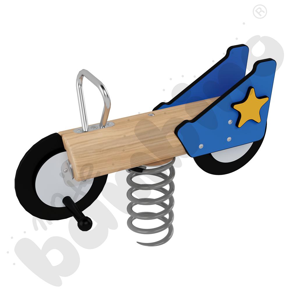 Skuter policja Robinio na podstawie metalowej