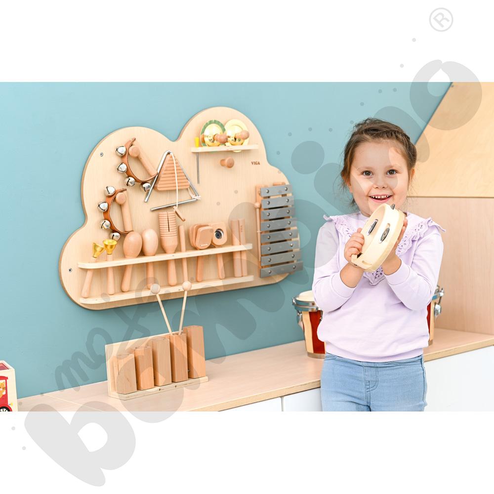 Muzyczna tablica z instrumentami