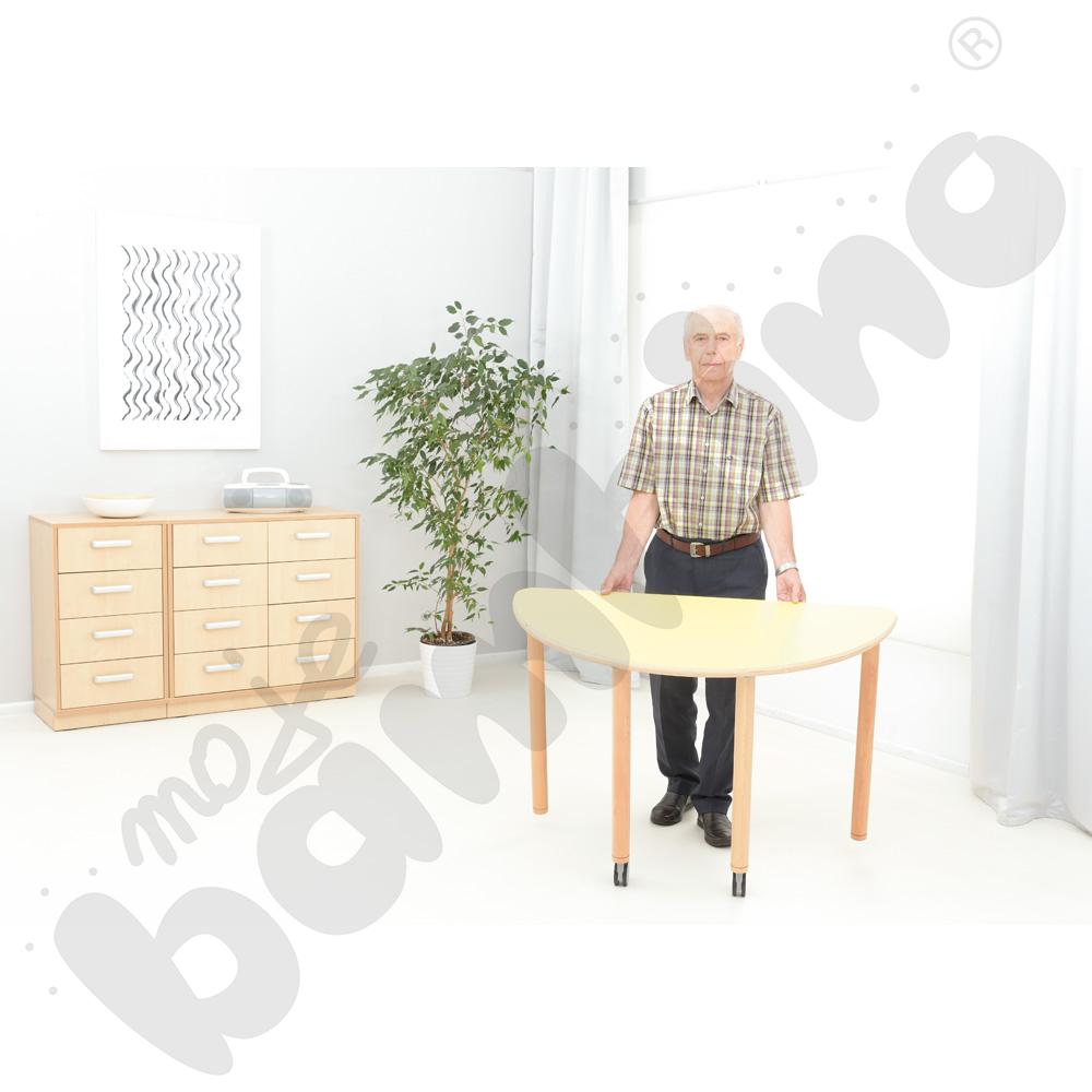 Blat Flexi półokrągły- żółty