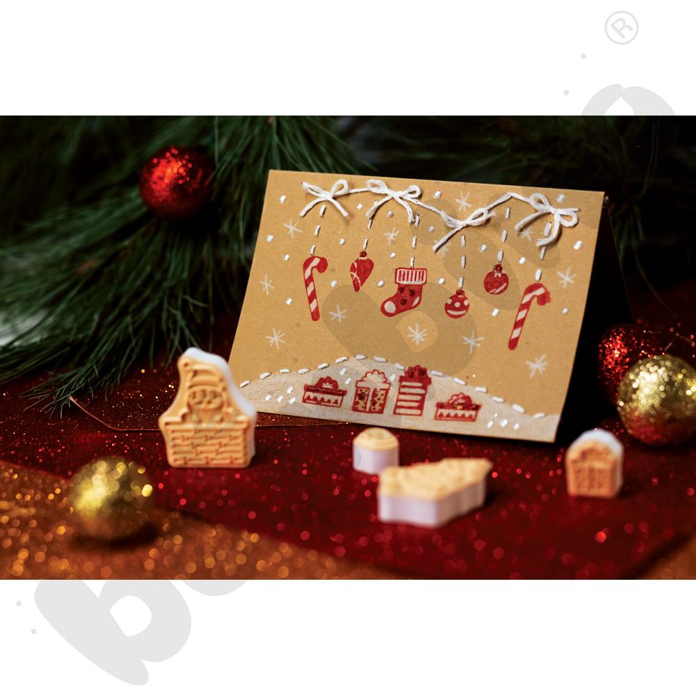 Pieczątki gumowe bożonarodzeniowe