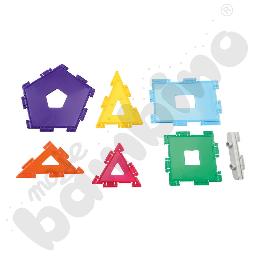 Klocki Gigo - Edukacja - zestaw geometryczny, 165 elem.