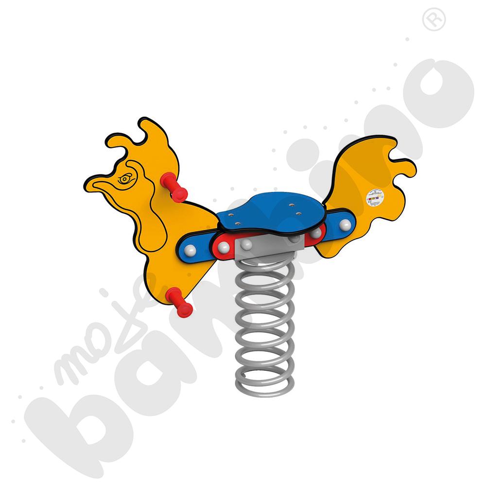 Sprężynowiec Kogut na podstawie betonowej