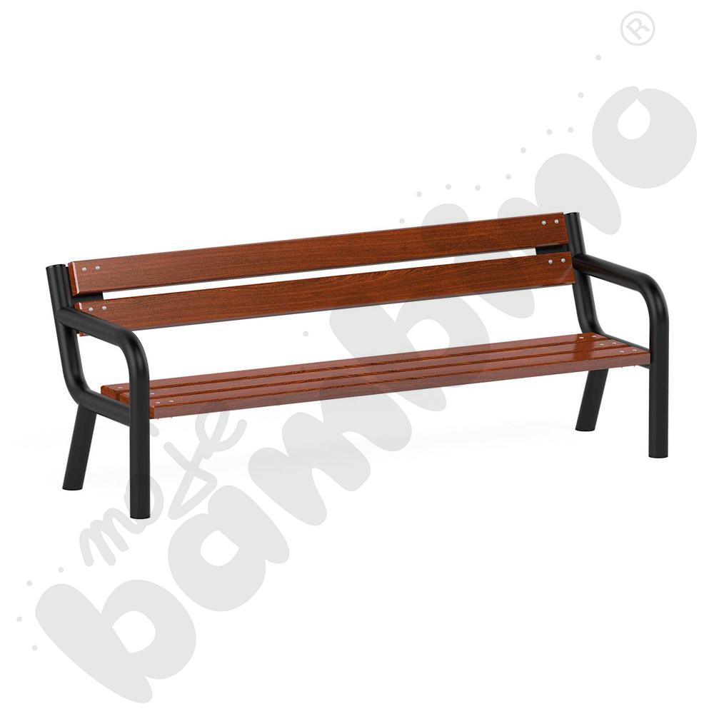 Ławka Viking, mahoń