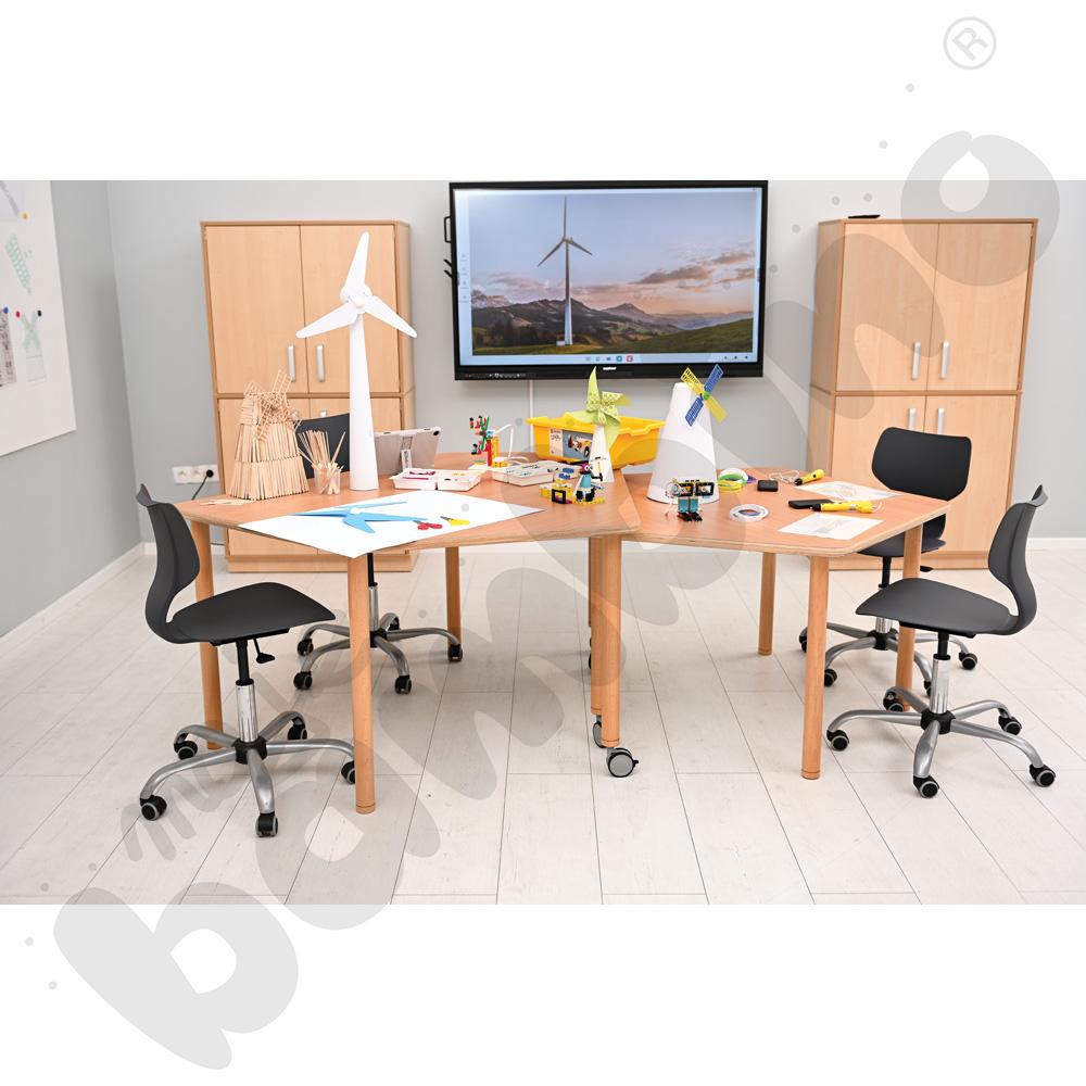 Blat Flexi pięciokątny duży - buk