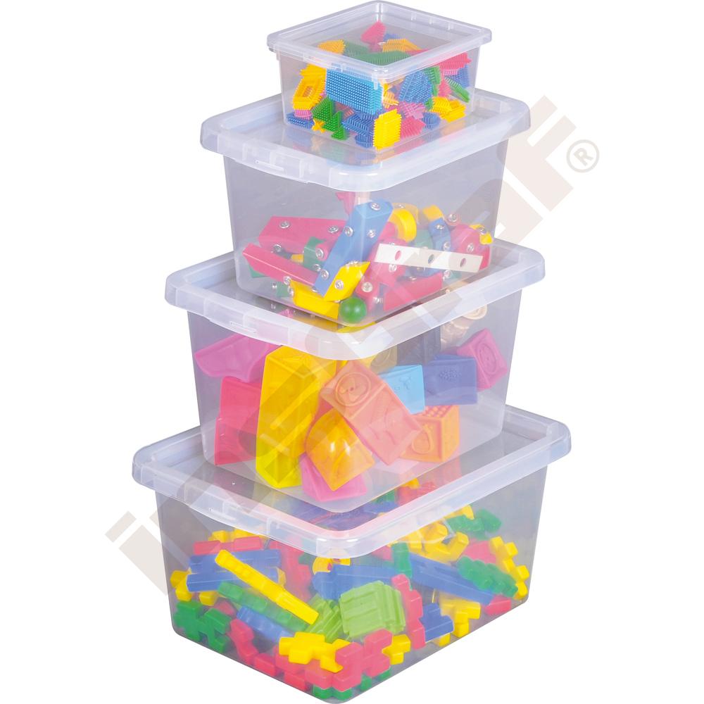 Priehľadný úložný box 2 l