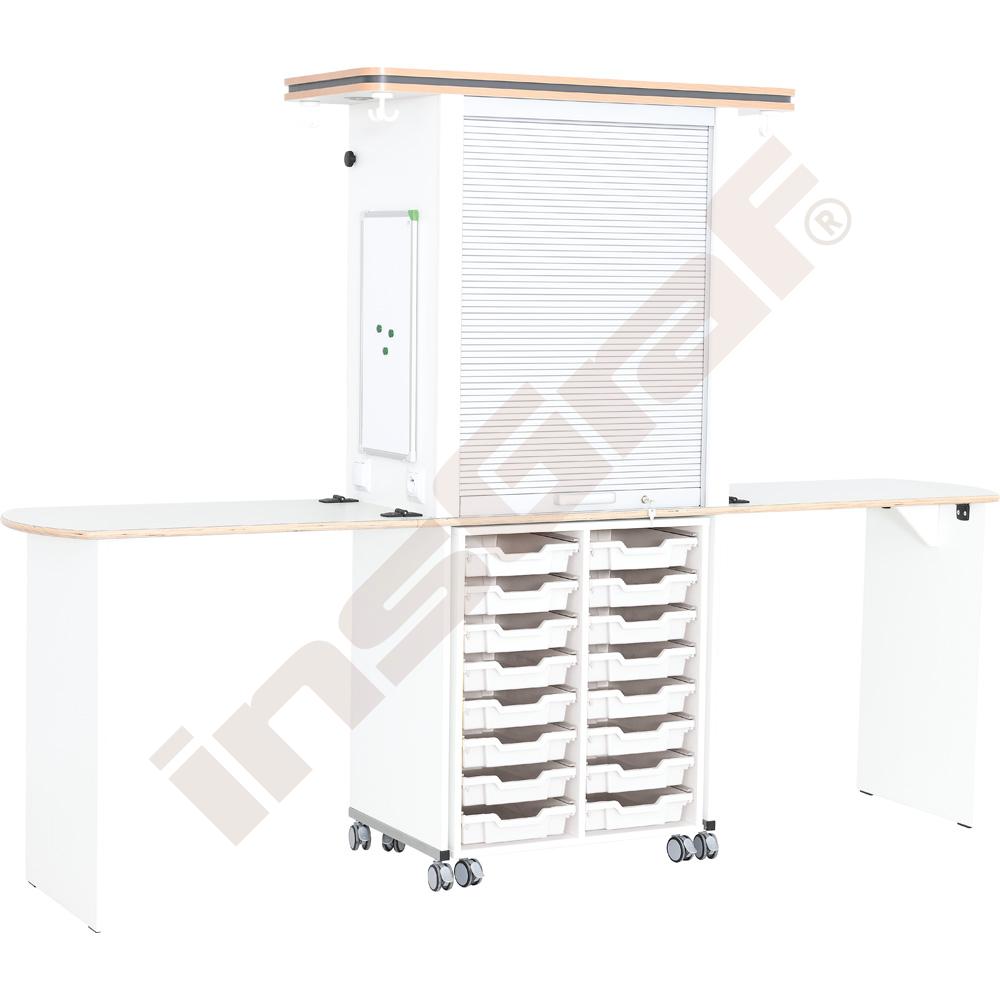 Laboratórium Grande XXL s bielymi úložnými boxami