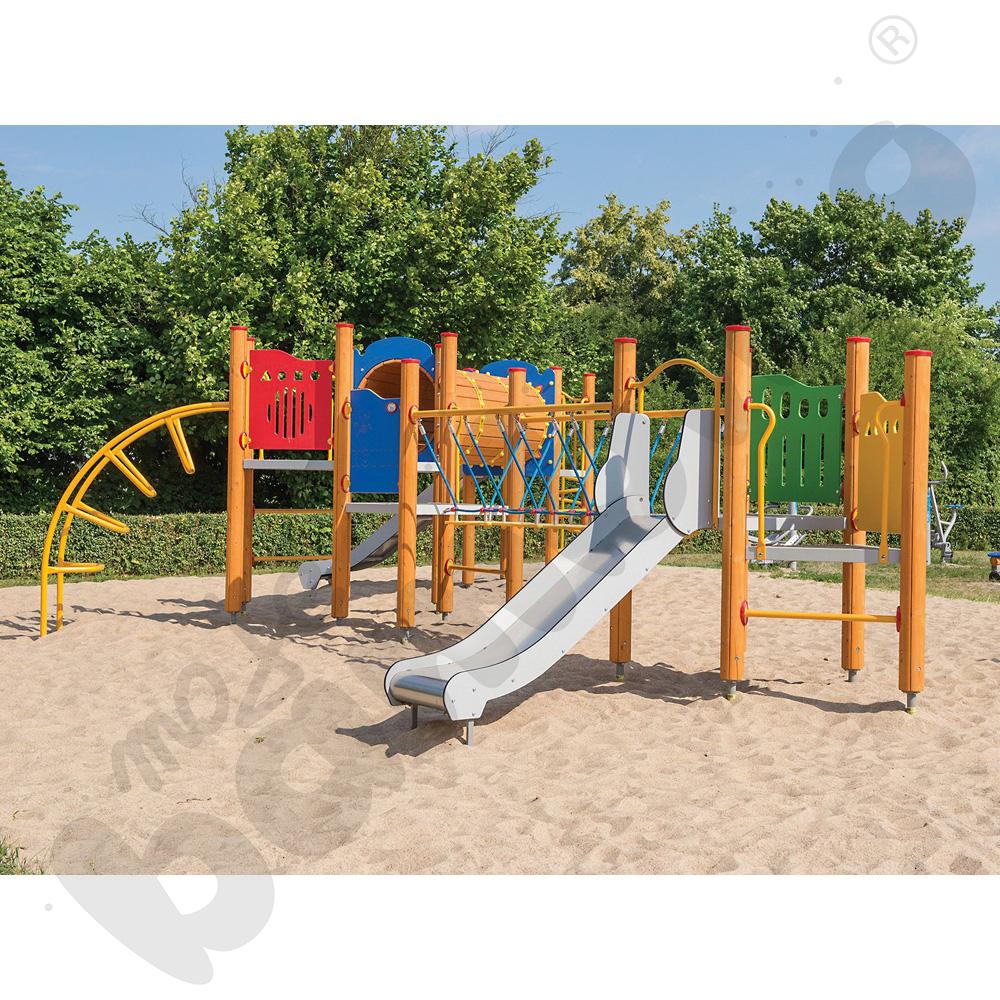 Orbis - platforma 9, drewniane słupy