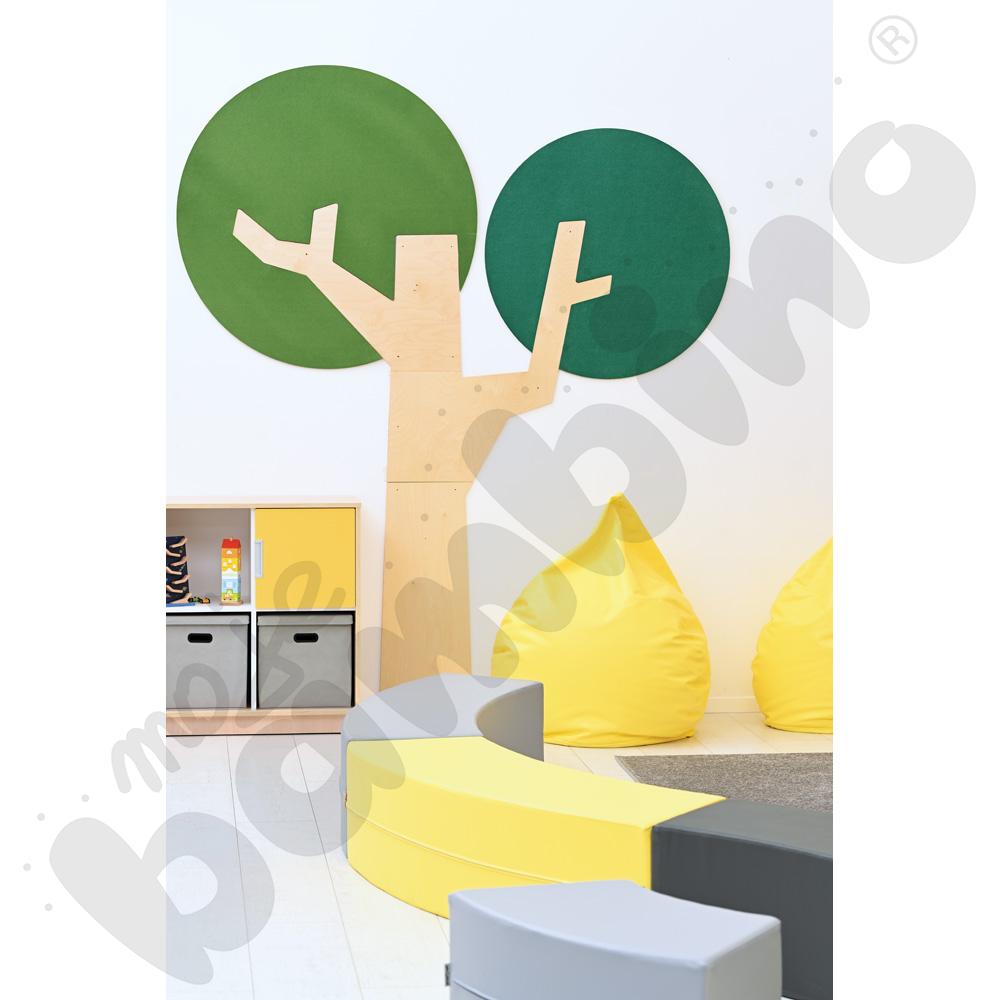 Panel ścienny - drzewo z okrągłą koroną