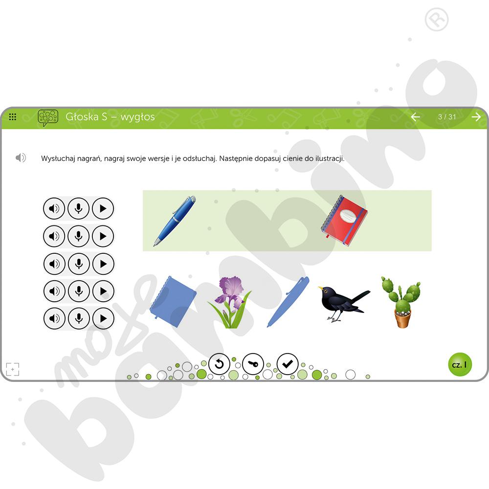 Program multimedialny Zajęcia Logopedyczne 1 mTalent