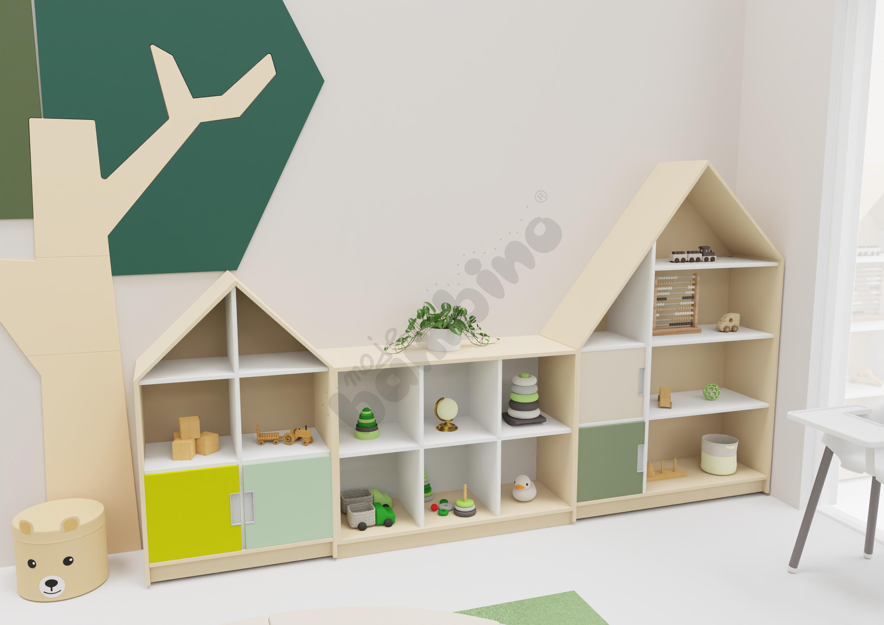 Sala żłobkowa w odcieniach zieleni