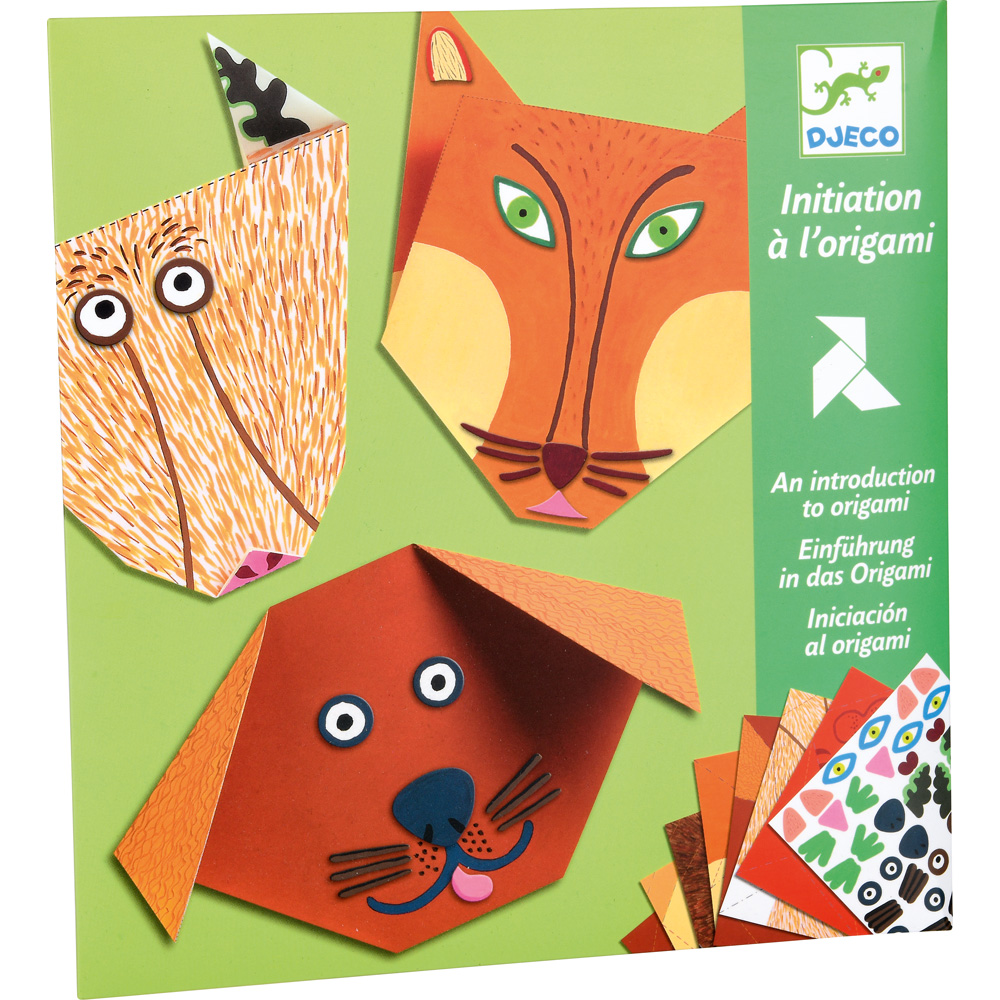 Origami sada s nálepkami - zvieratká