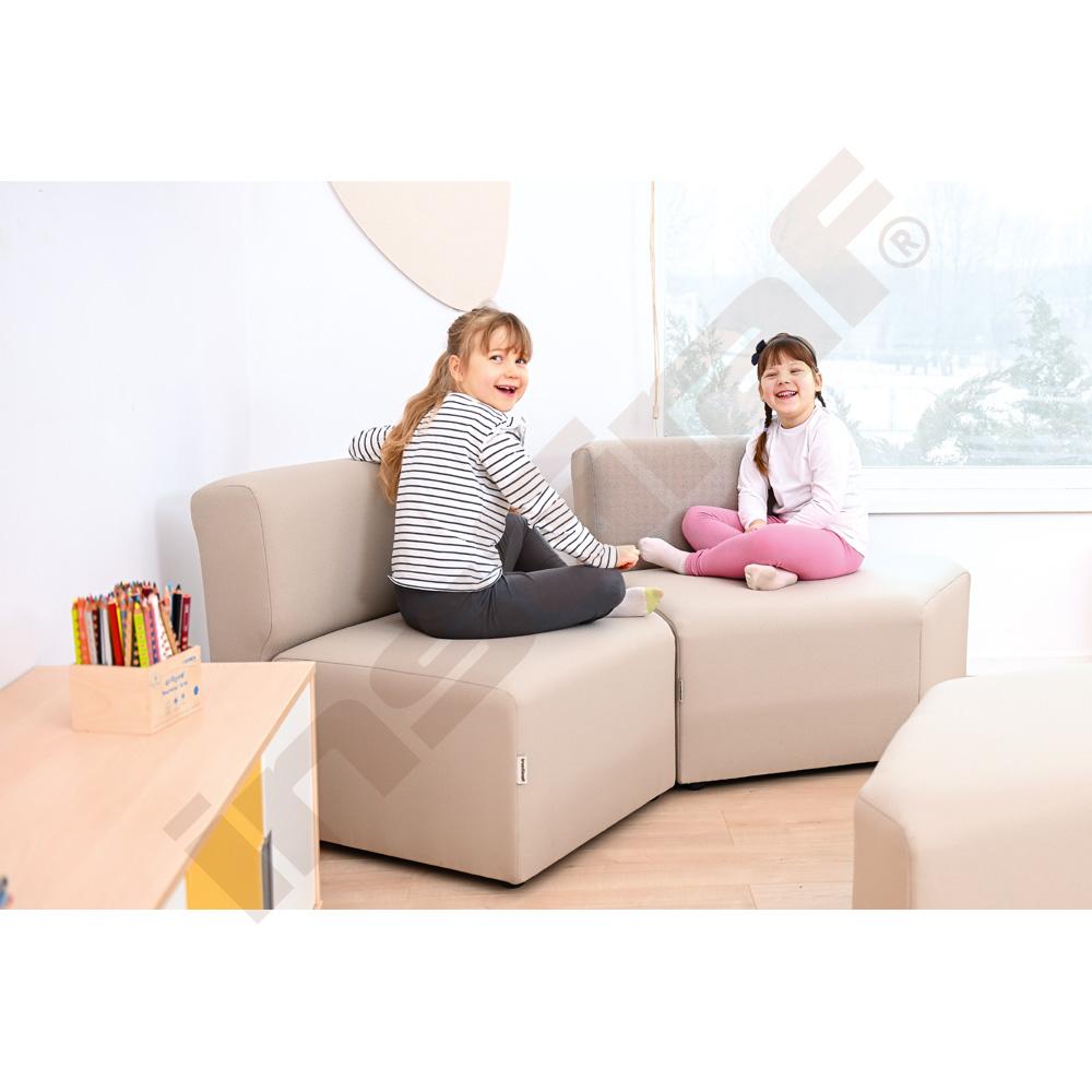 Sedadlo s opierkou Modern One - béžové