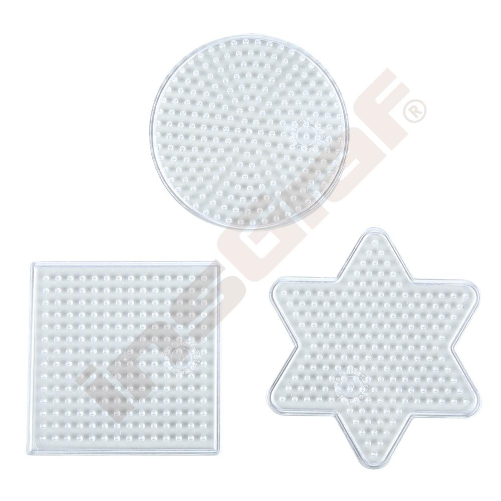 
Steckplattenset für Bügelperlen NABBI® MIDI, 3er-Set mit Stern
