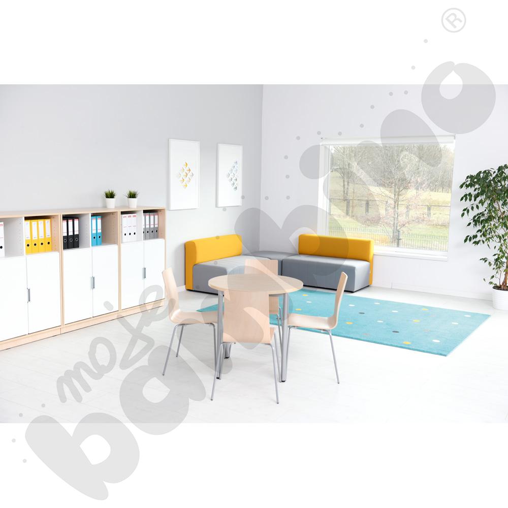 Stół kawowy Expo śr. 80 cm - klon 375