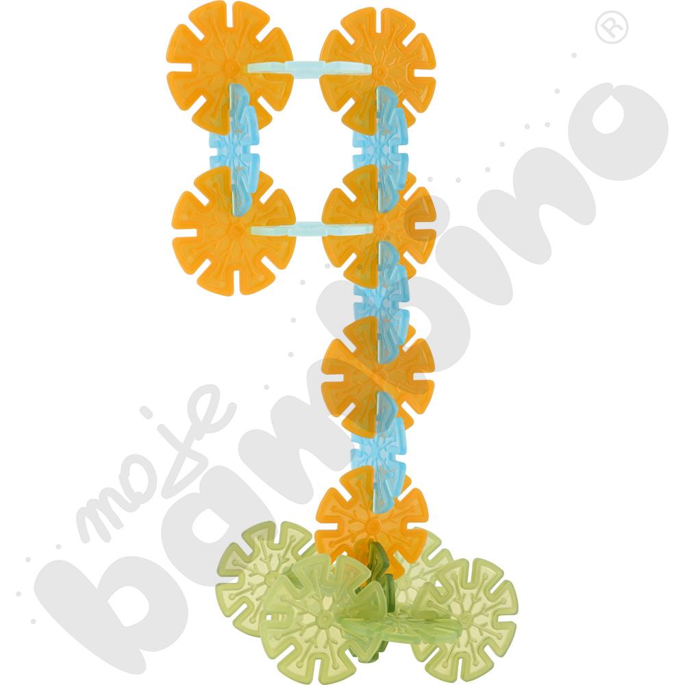 Klocki konstrukcyjne - płatki śniegu