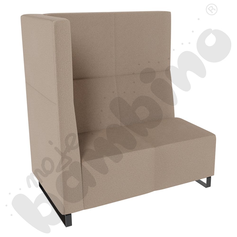 Sofa Universum 2-os. wys. 133 cm, bok średni lewy, tkanina KG34