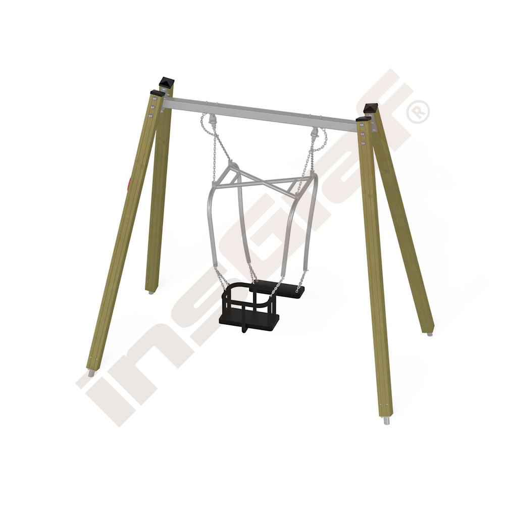 Triangulo hojdačka rodič-dieťa, recycling/ bez sedákov