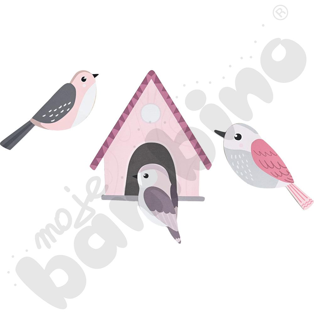 Aplikacje do panelu - drzewo - różowe