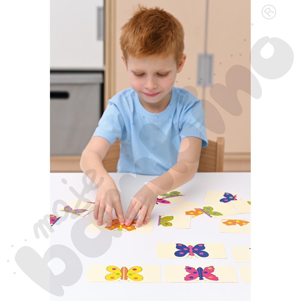 Lustrzane odbicia - karty z obrazkami