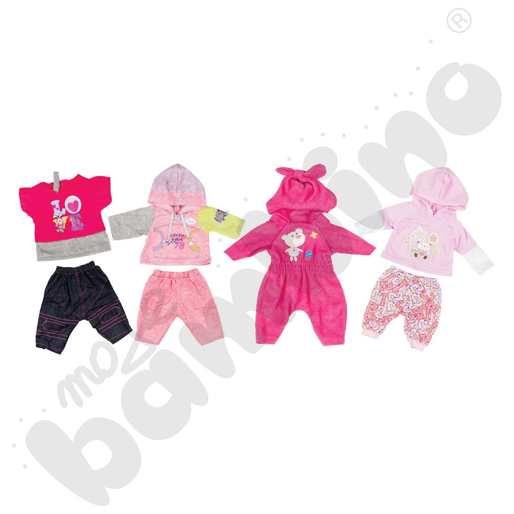 Ubranka dla lalek - dziewczynka, mix wzorów