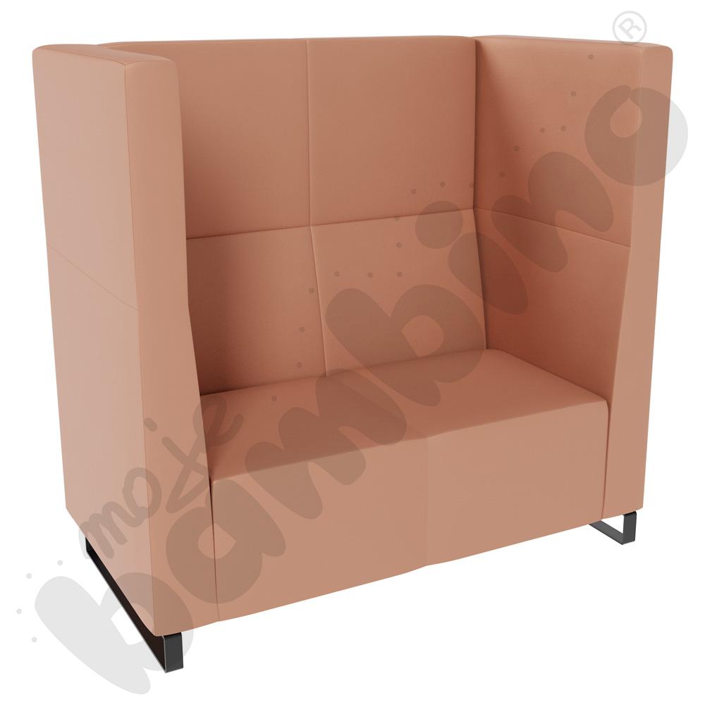 Sofa Universum 2-os. wys. 133 cm, 2 boki średnie, tkanina MT06