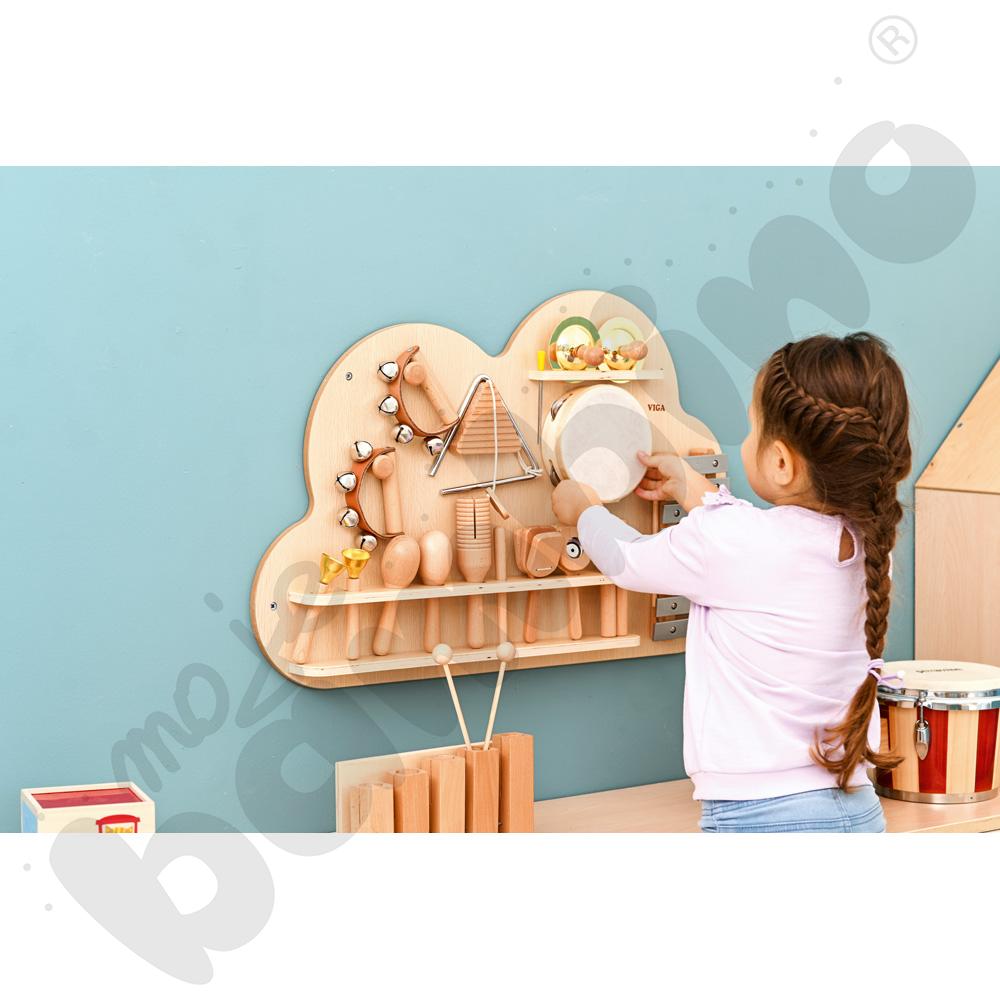 Muzyczna tablica z instrumentami