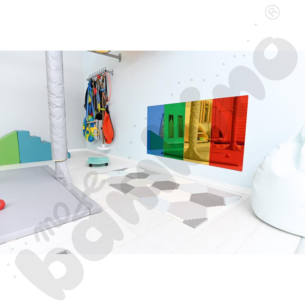 Tęczowe lustro - zielone