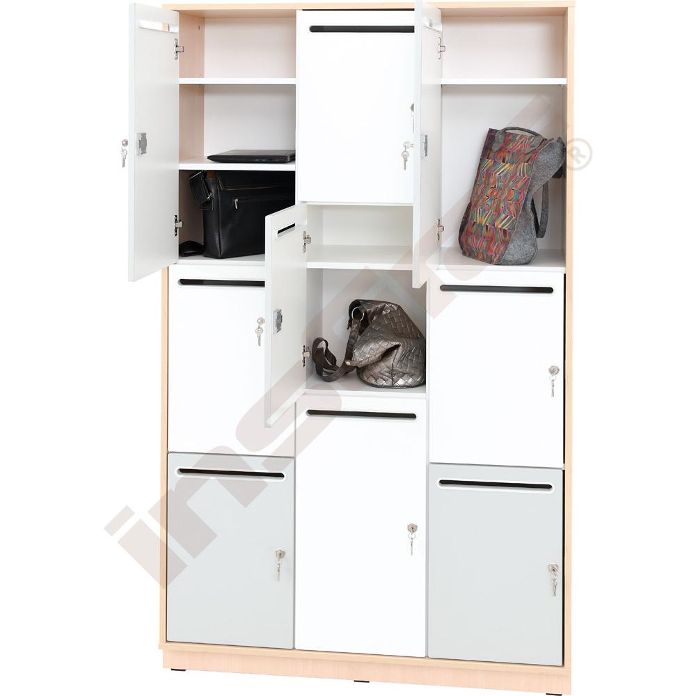 Quadro - skříň s 9 boxy - javor
