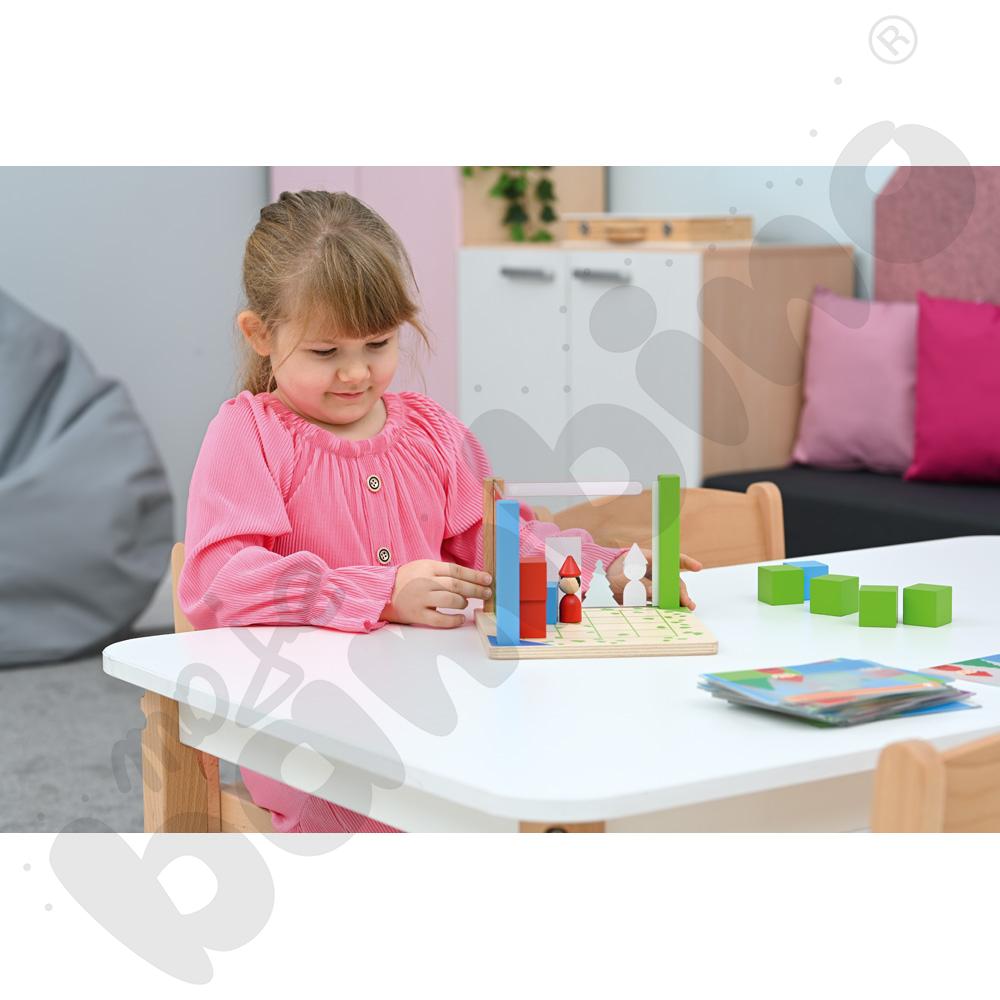 Zbuduj zgodnie z szablonem - układanka przestrzenna