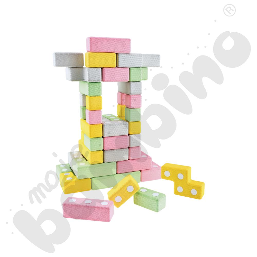 Klocki magnetyczne Tuki mini, 48 elem.