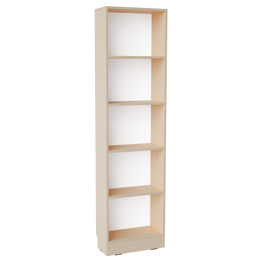 Plytký regál Grande, výška 187,8 cm - javor