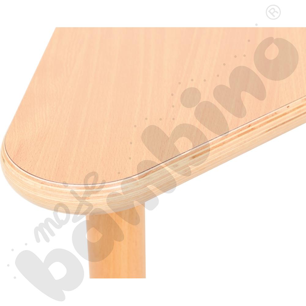 Stół Flexi trójkątny - bukowy