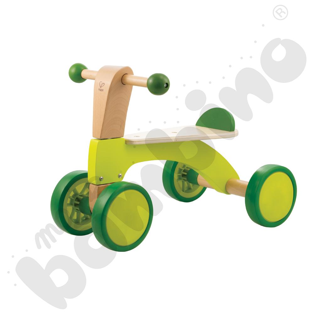 Drewniany jeździk czterokołowy