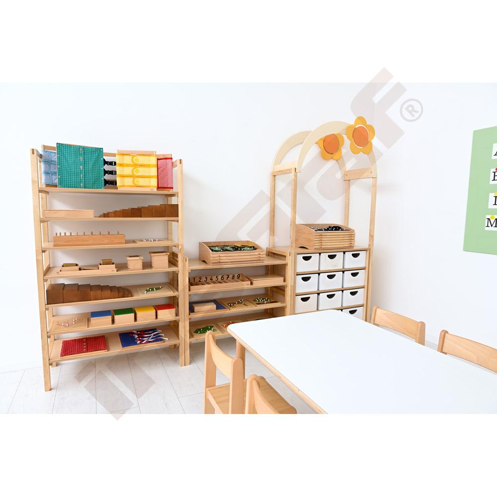 Regály Flexi na edukační pomůcky, výška 160 cm