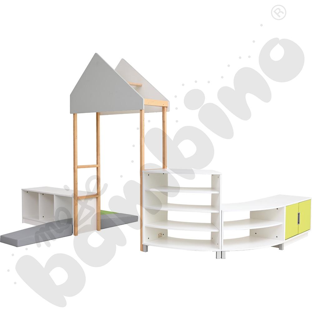 Quadro - zestaw 202, 90 st., biała skrzynia