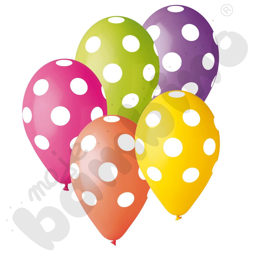   Balony w grochy  