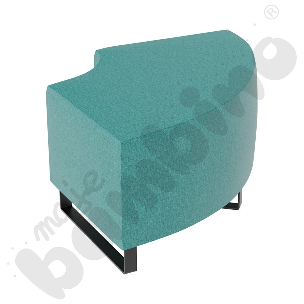 Pufa Universum 1/4 koła rogowa, tkanina RO19