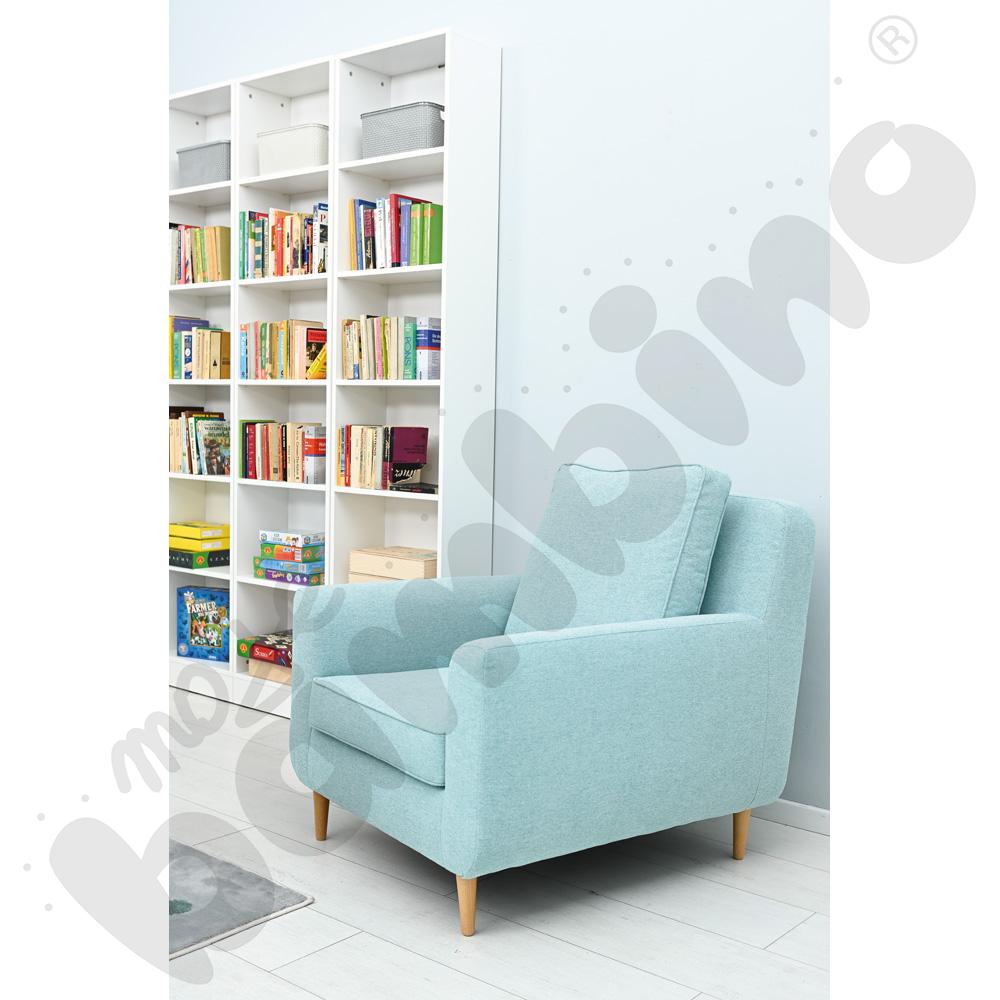 Fotel Yoko turkusowy